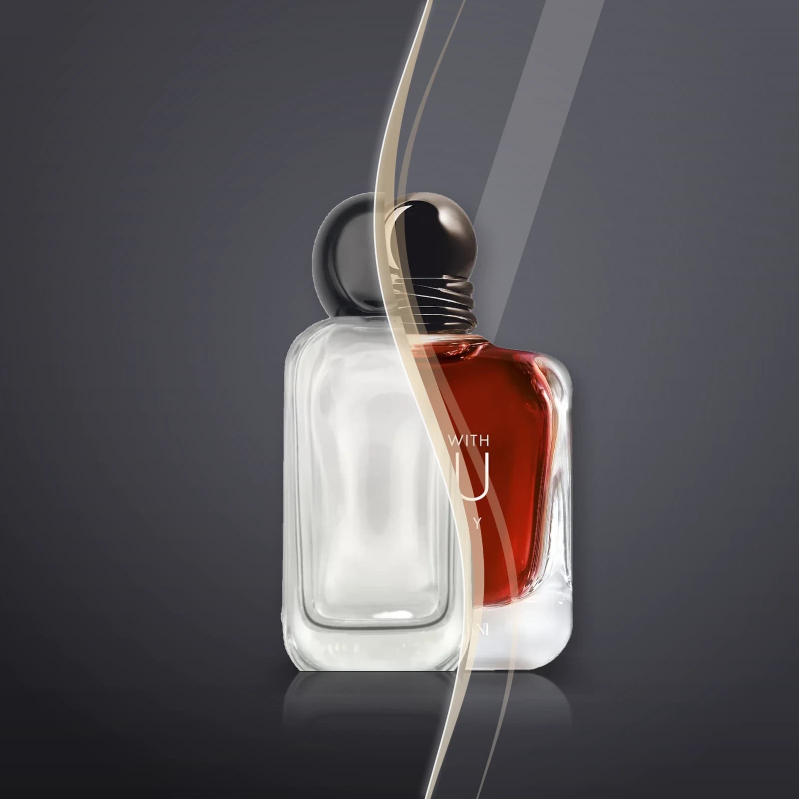 تركيبة شغف والعطر الأصلي Stronger With You Powerfully في صورة واحدة