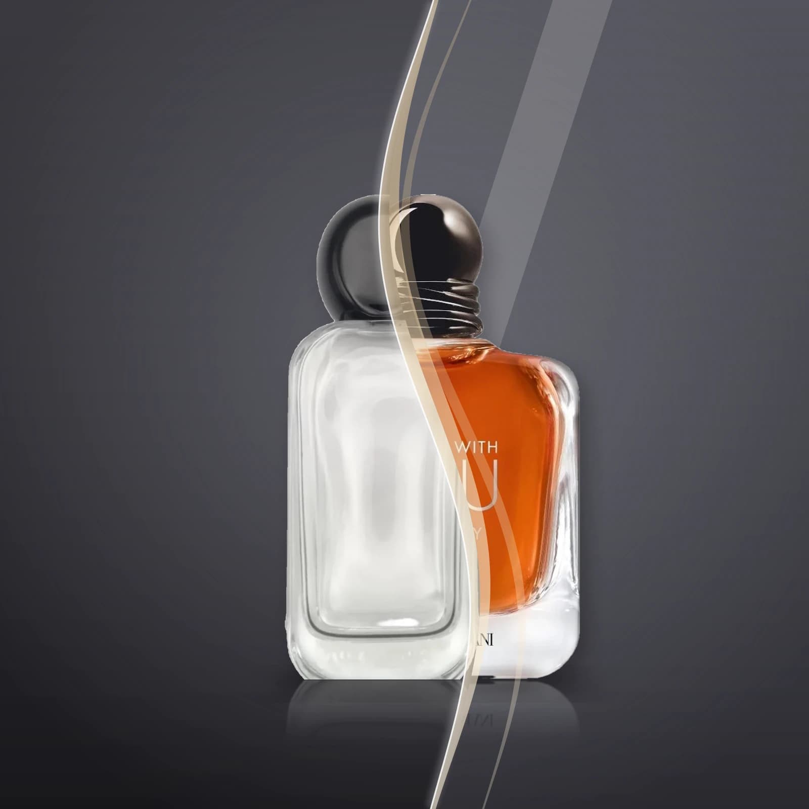Shagaf's bottle and the original Stronger With You Intensely, blended into one picture